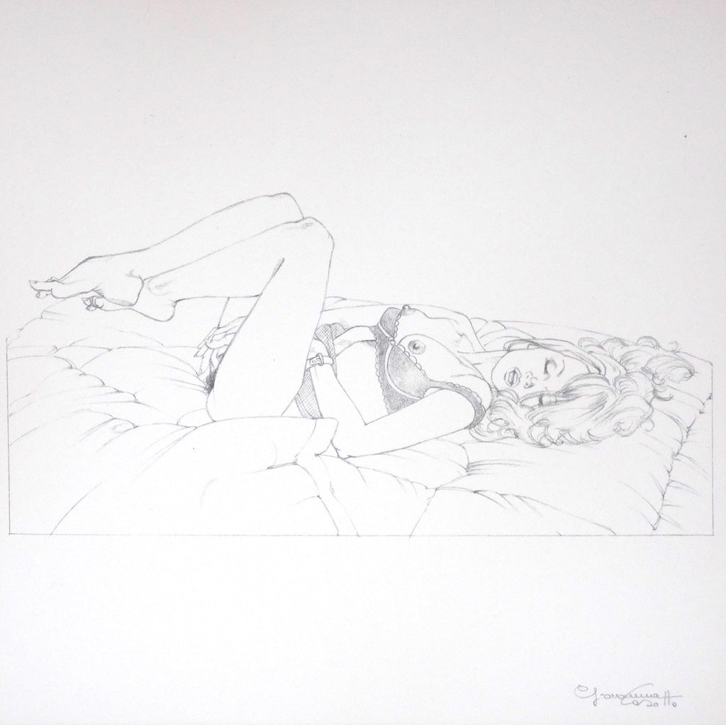 Portfolio Libro nero - Prurito con disegno originale 24