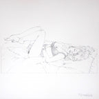 Portfolio Libro nero - Prurito con disegno originale 24