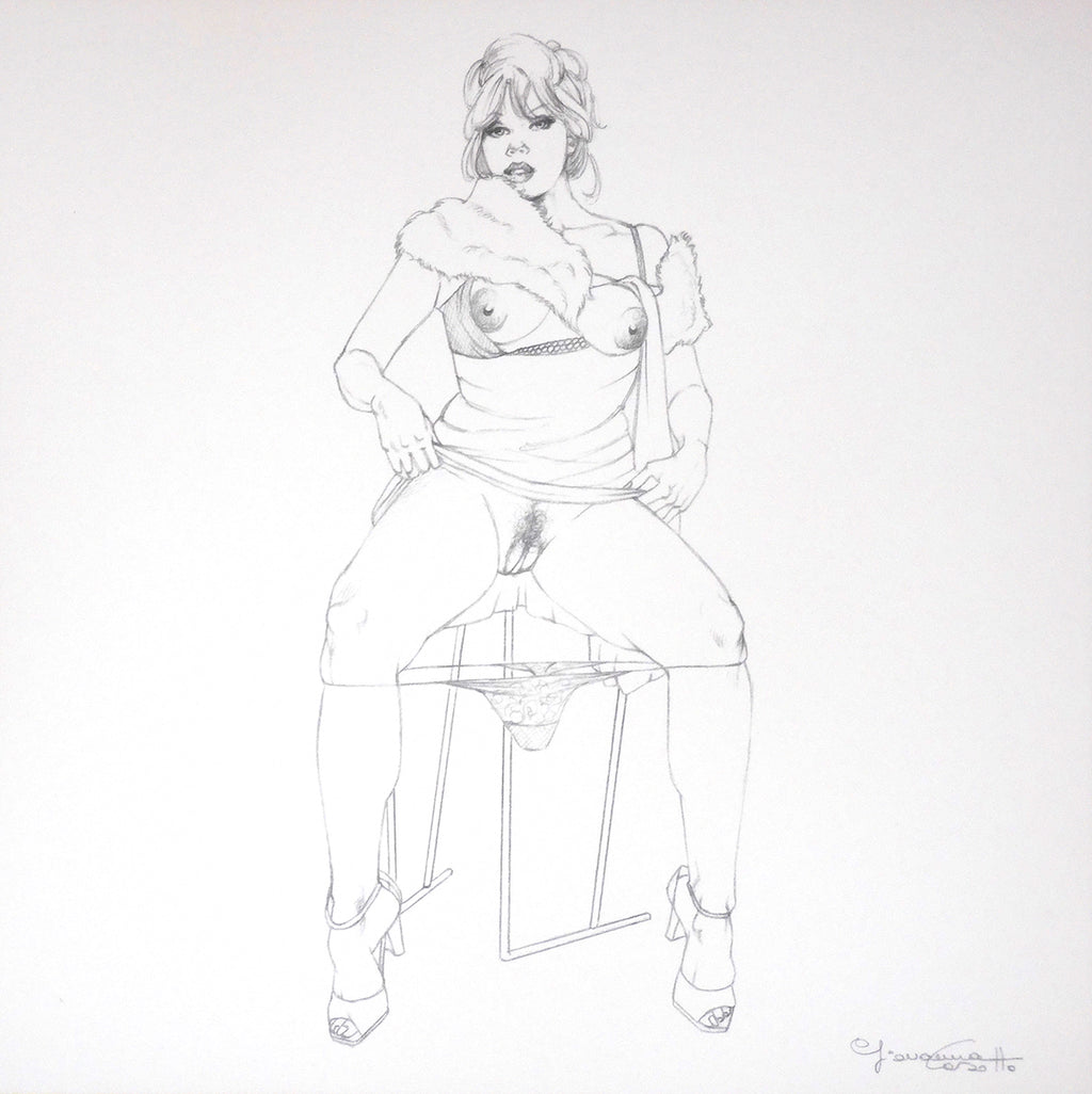 Portfolio Libro nero - Prurito con disegno originale 28