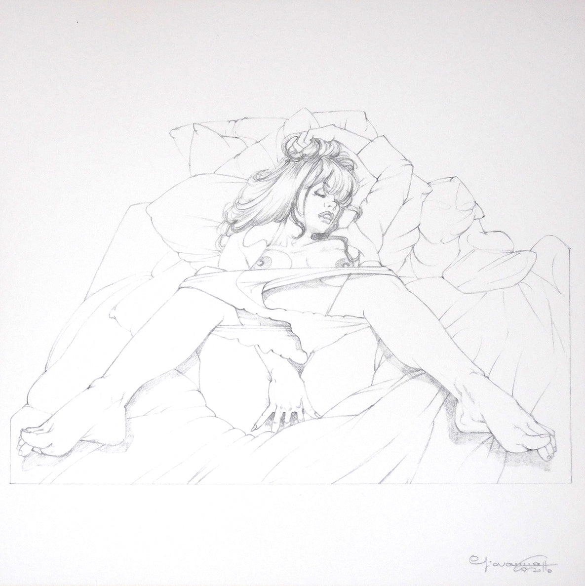 Portfolio Libro nero - Prurito con disegno originale 28