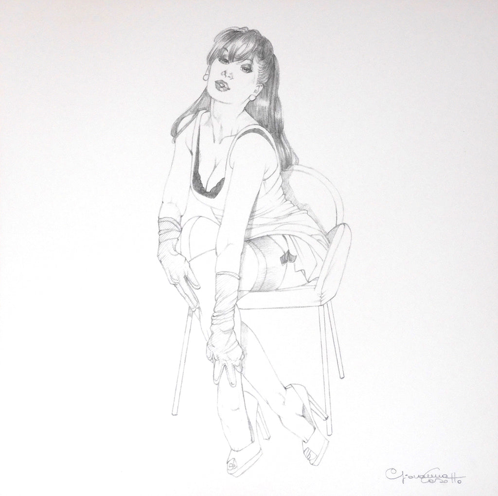 Portfolio Libro nero - Prurito con disegno originale 24