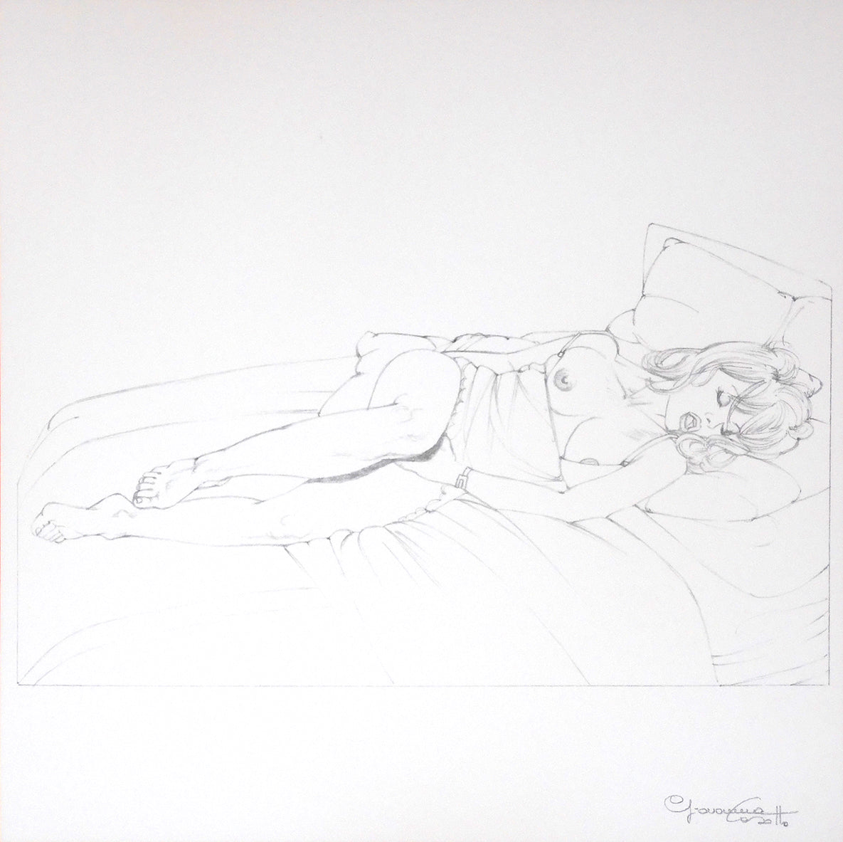 Portfolio Libro nero - Prurito con disegno originale 24