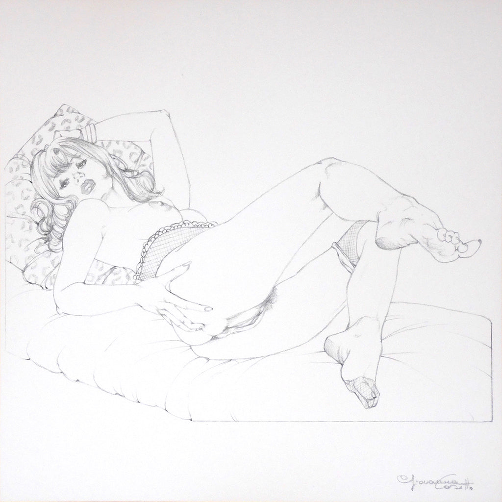 Portfolio Libro nero - Prurito con disegno originale 28