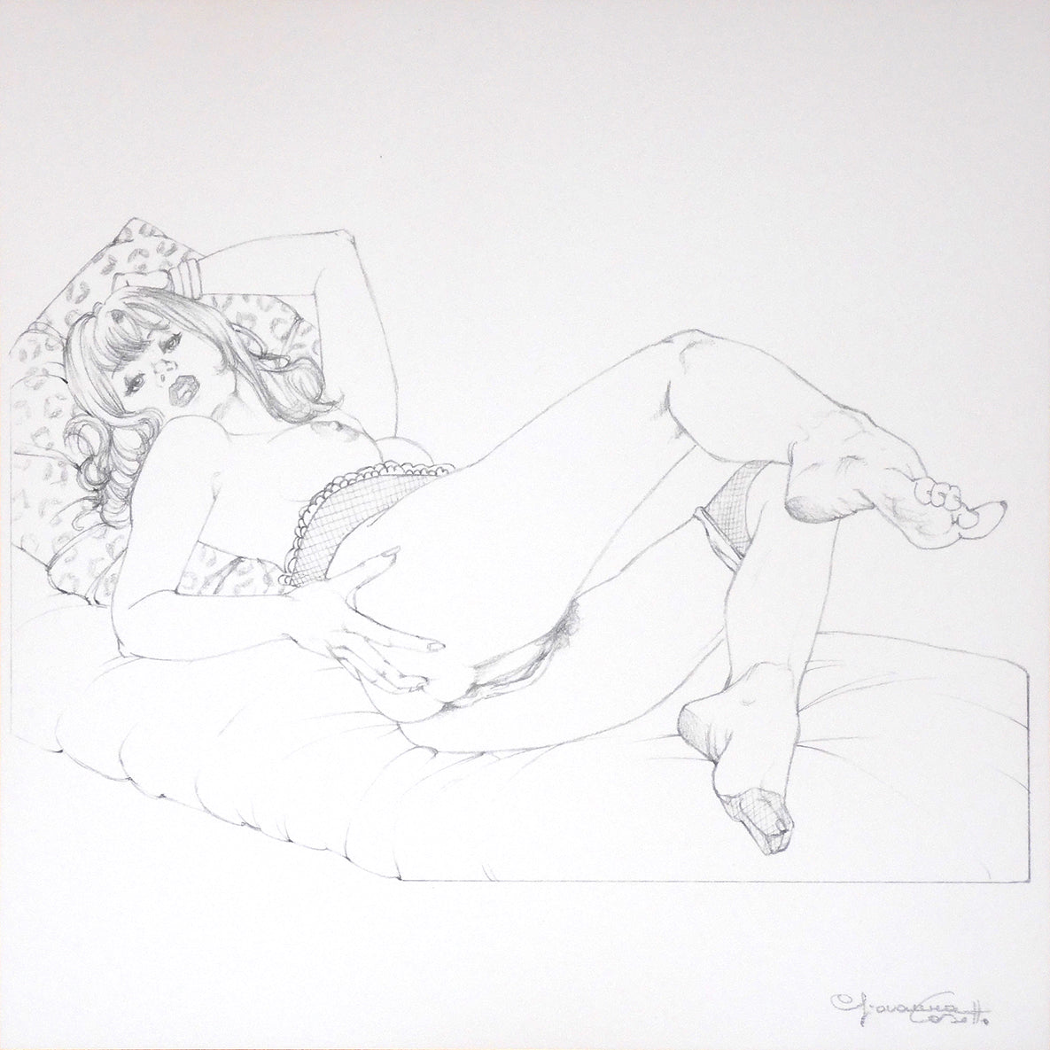 Portfolio Libro nero - Prurito con disegno originale 28