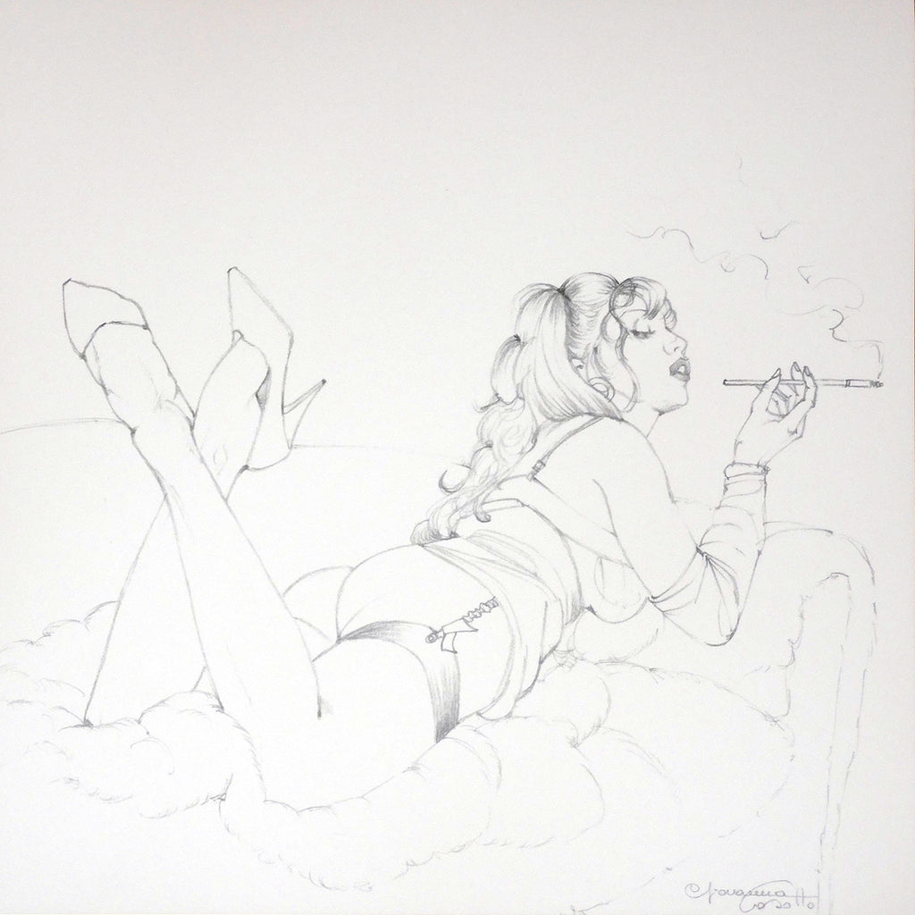 Portfolio Libro nero - Prurito con disegno originale 24