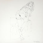 Portfolio Libro nero - Prurito con disegno originale 28