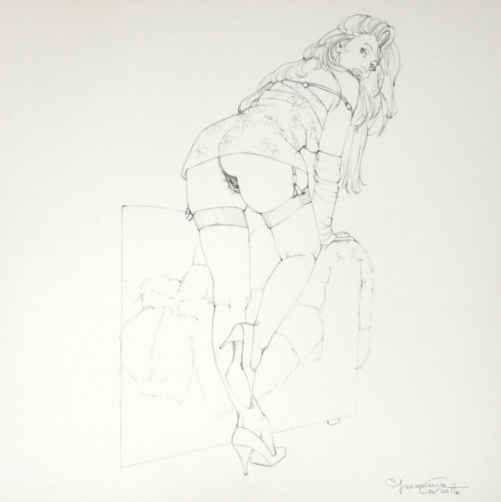 Portfolio Libro nero - Prurito con disegno originale 24