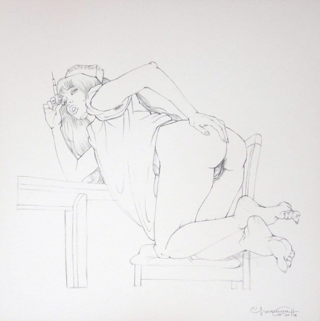 Portfolio Libro nero - Prurito con disegno originale 24