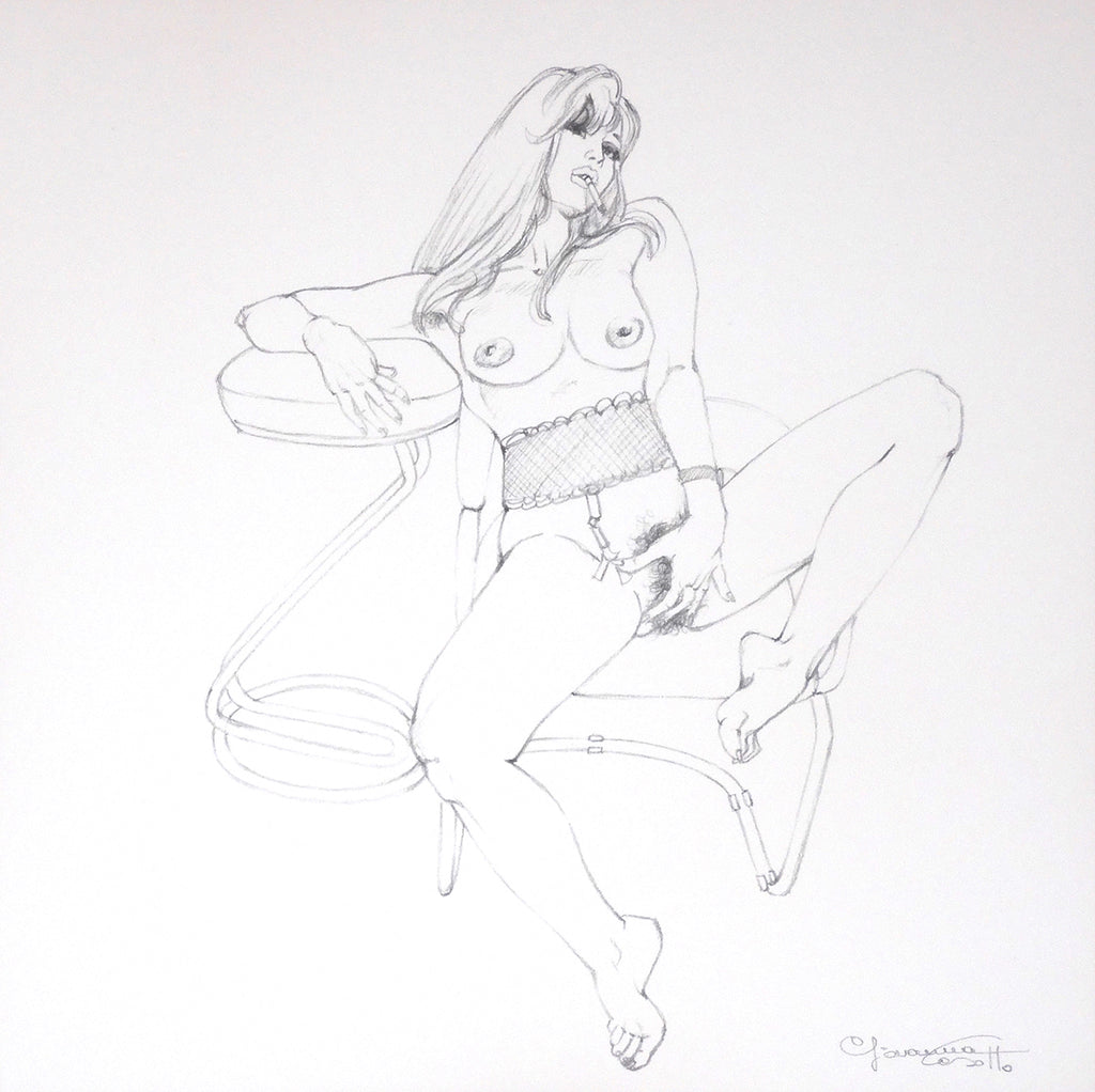 Portfolio Libro nero - Prurito con disegno originale 28