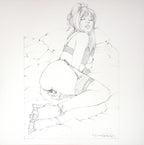 Portfolio Libro nero - Prurito con disegno originale 24