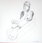 Portfolio Libro nero - Prurito con disegno originale 24