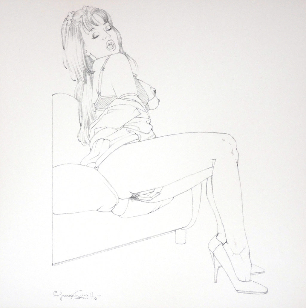 Portfolio Libro nero - Prurito con disegno originale 28