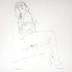 Portfolio Libro nero - Prurito con disegno originale 24