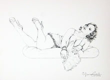 Portfolio Sketch Book con Disegno Originale N ° 26 - P.A. -