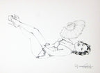Portfolio Sketch Book con Disegno Originale N ° 25 - P.A. -