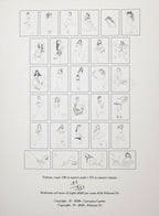 Portfolio Sketch Book with Original Drawing No. 35 - PA -