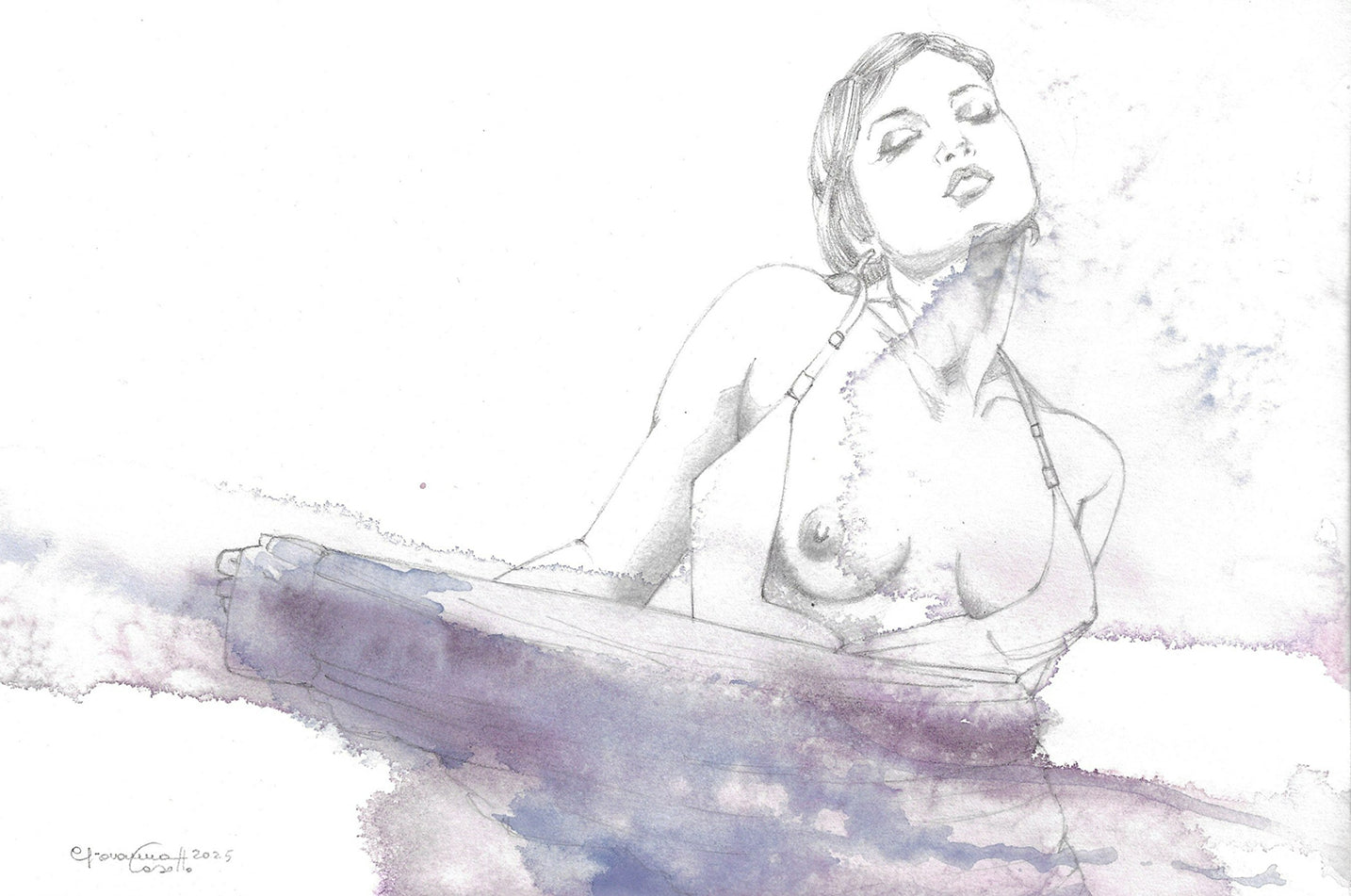 Giovanna Casotto - Valentina Carrera Volume Simbiosi  CON ACQUARELLO ORIGINALE 16