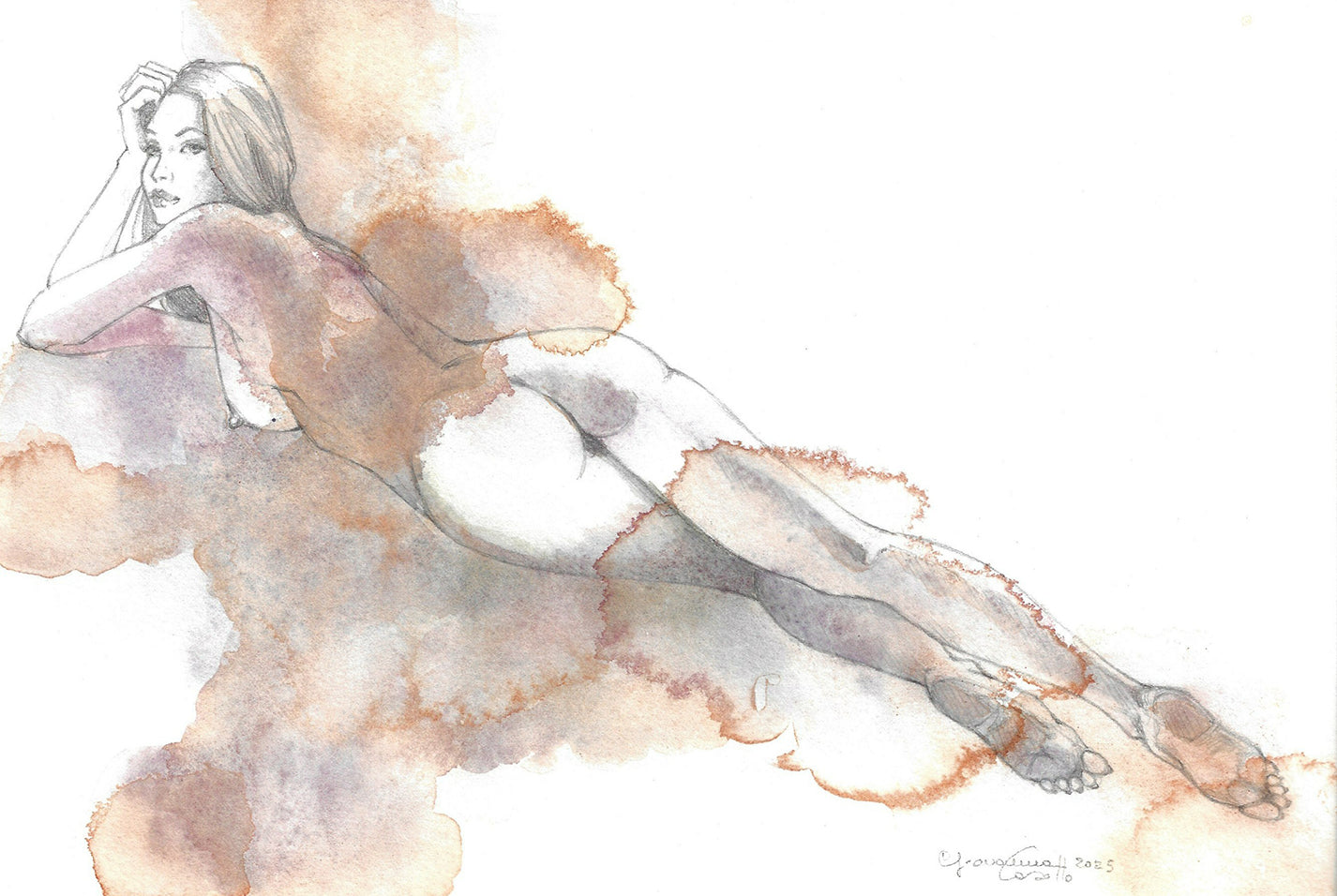 Giovanna Casotto - Valentina Carrera Volume Simbiosi  CON ACQUARELLO ORIGINALE 9