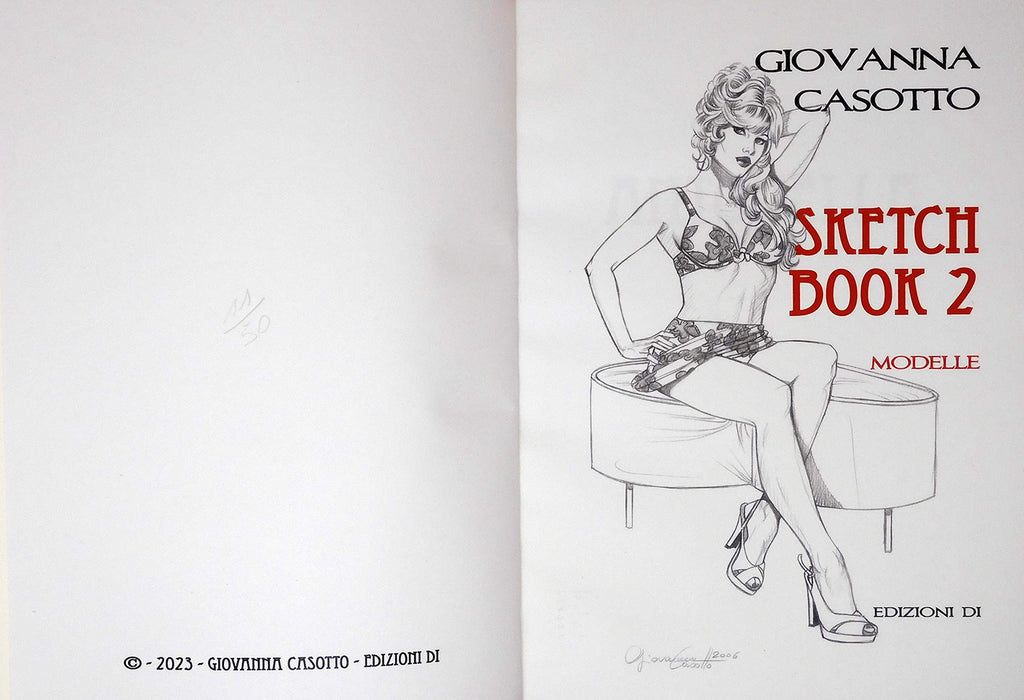 Casotto Volume Sketch Book 2 - Modelle- Limited P.A.