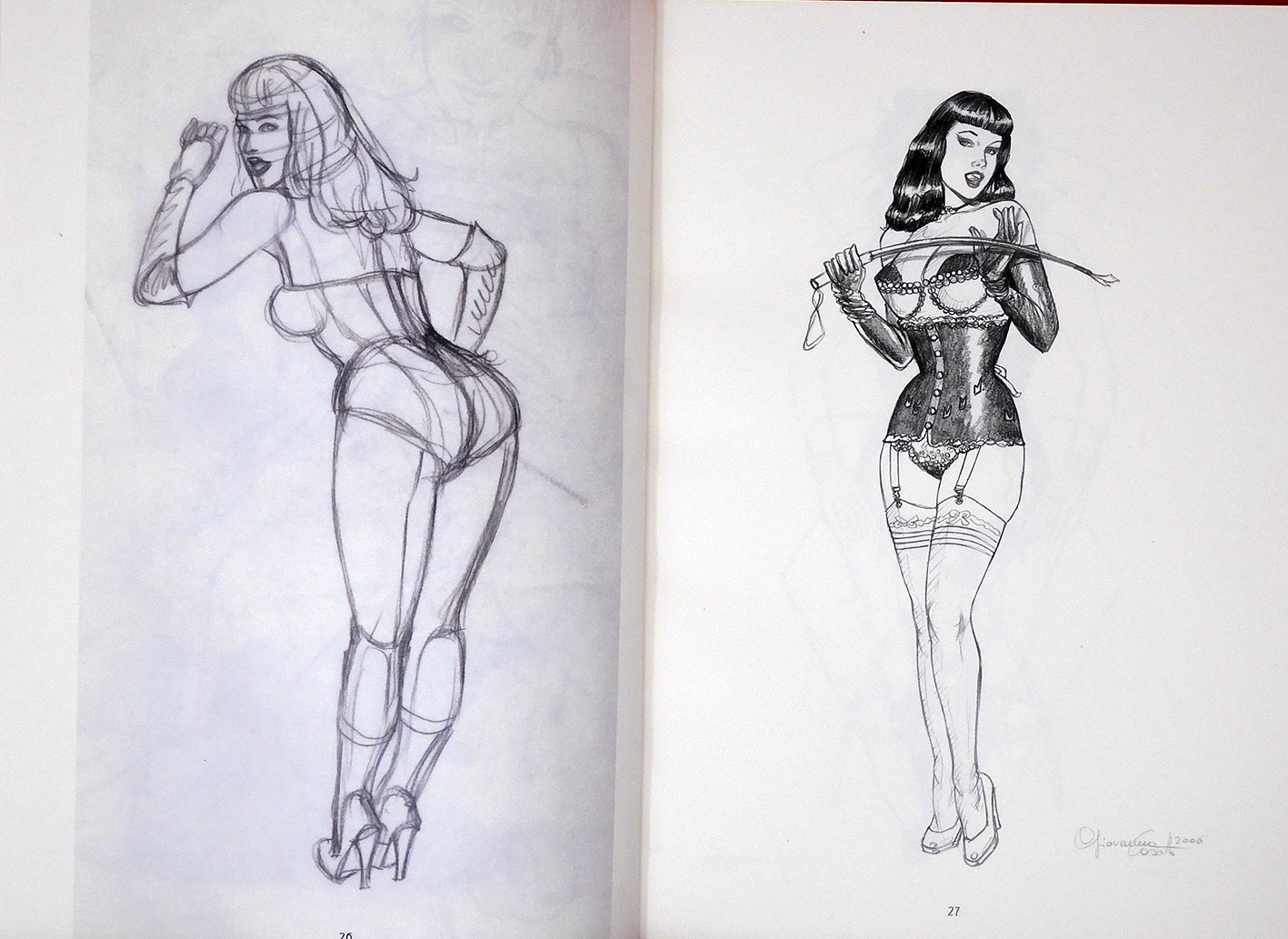 Casotto Volume Sketch Book 2 - Modelle- Limited con disegno originale 9 - P.A. -