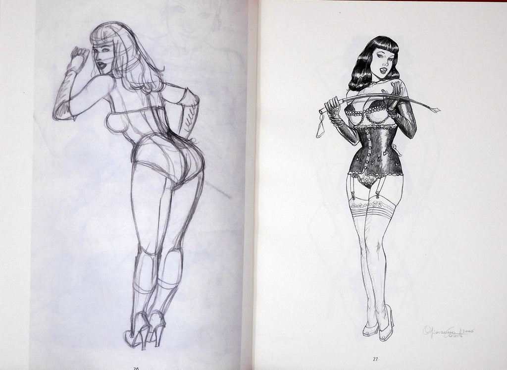 Casotto Volume Sketch Book 2 - Modelle- Limited con disegno originale 13 - P.A. -