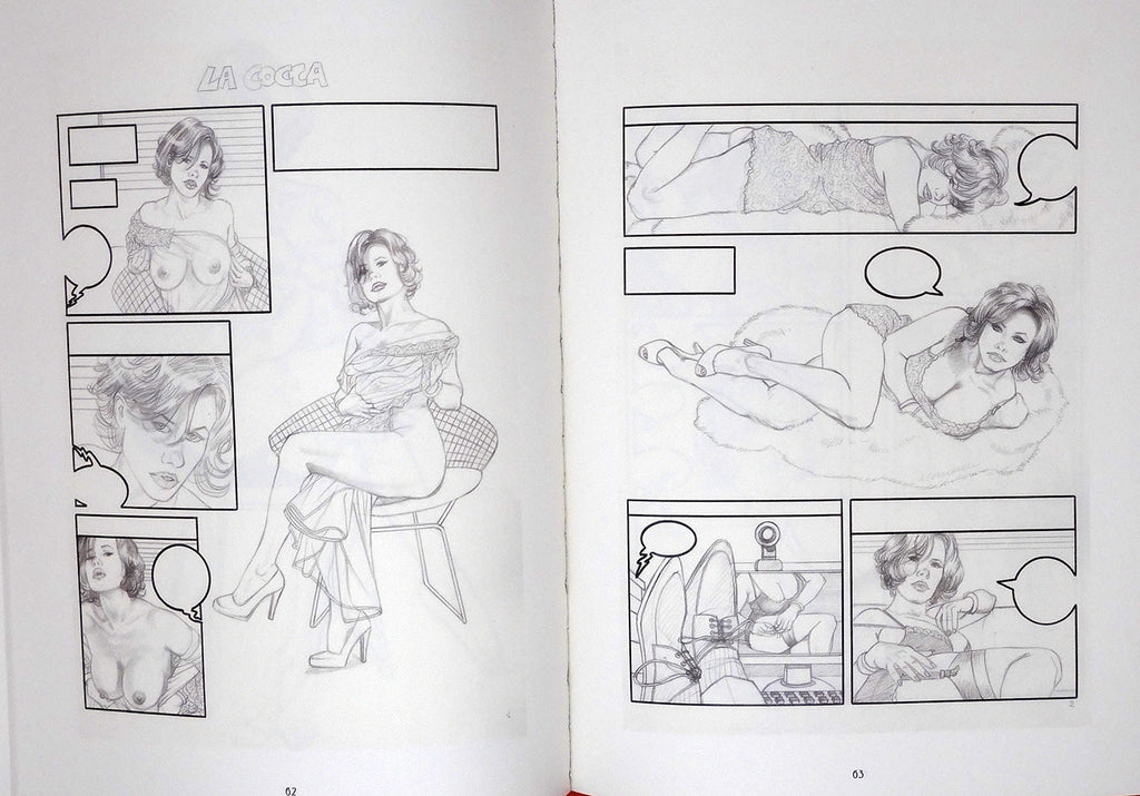 Casotto Volume Sketch Book 2 - Modelle- Limited con disegno originale 13 - P.A. -