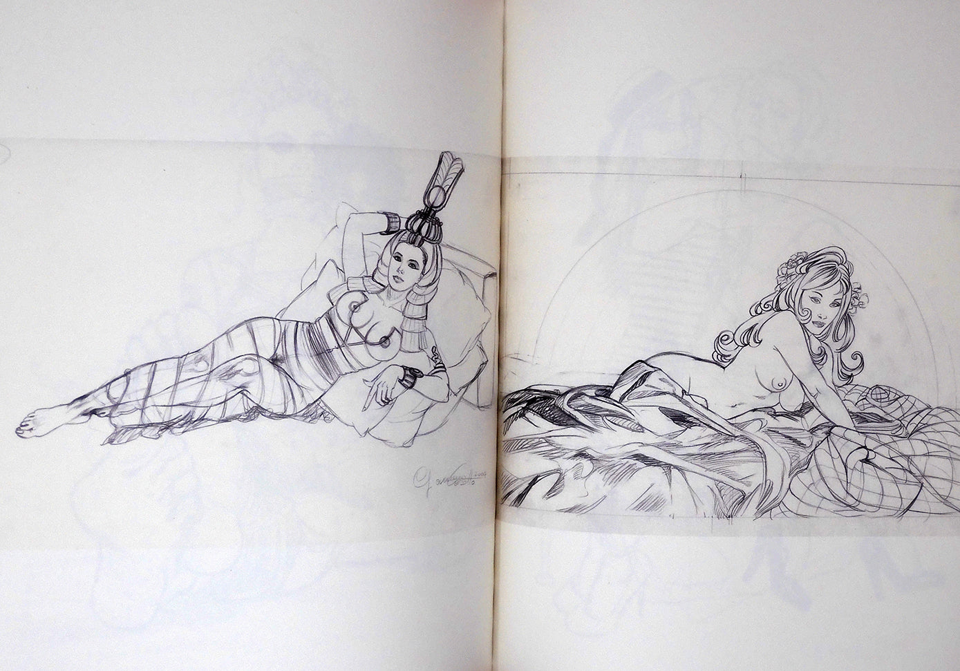 Casotto Volume Sketch Book 2 - Modelle- Limited con disegno originale 9 - P.A. -