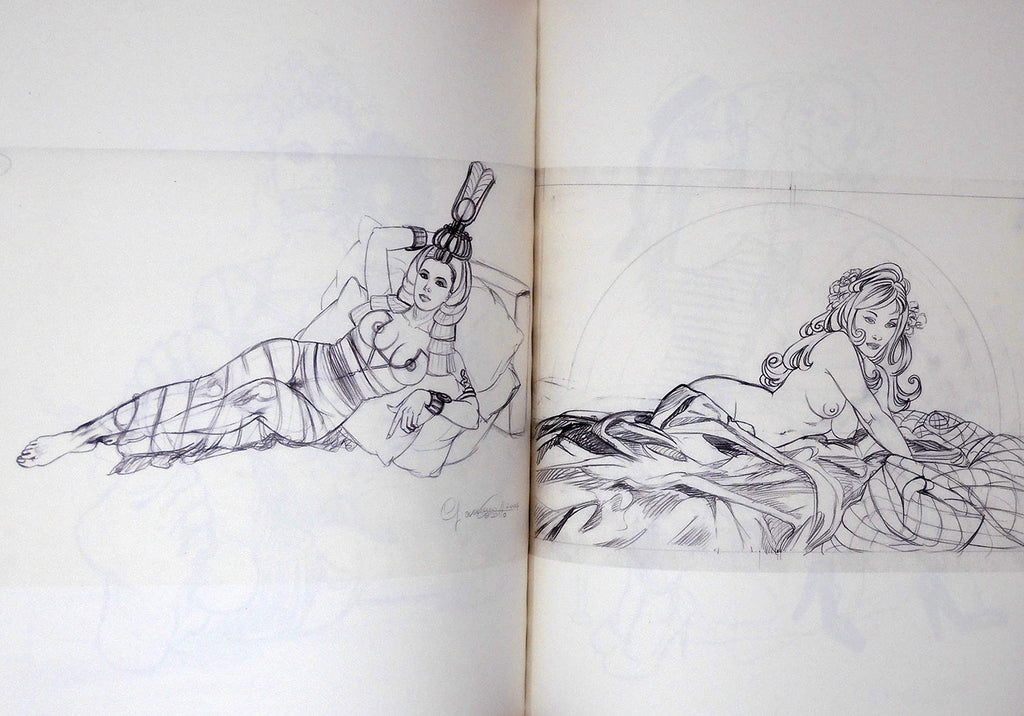 Casotto Volume Sketch Book 2 - Modelle- Limited con disegno originale 13 - P.A. -
