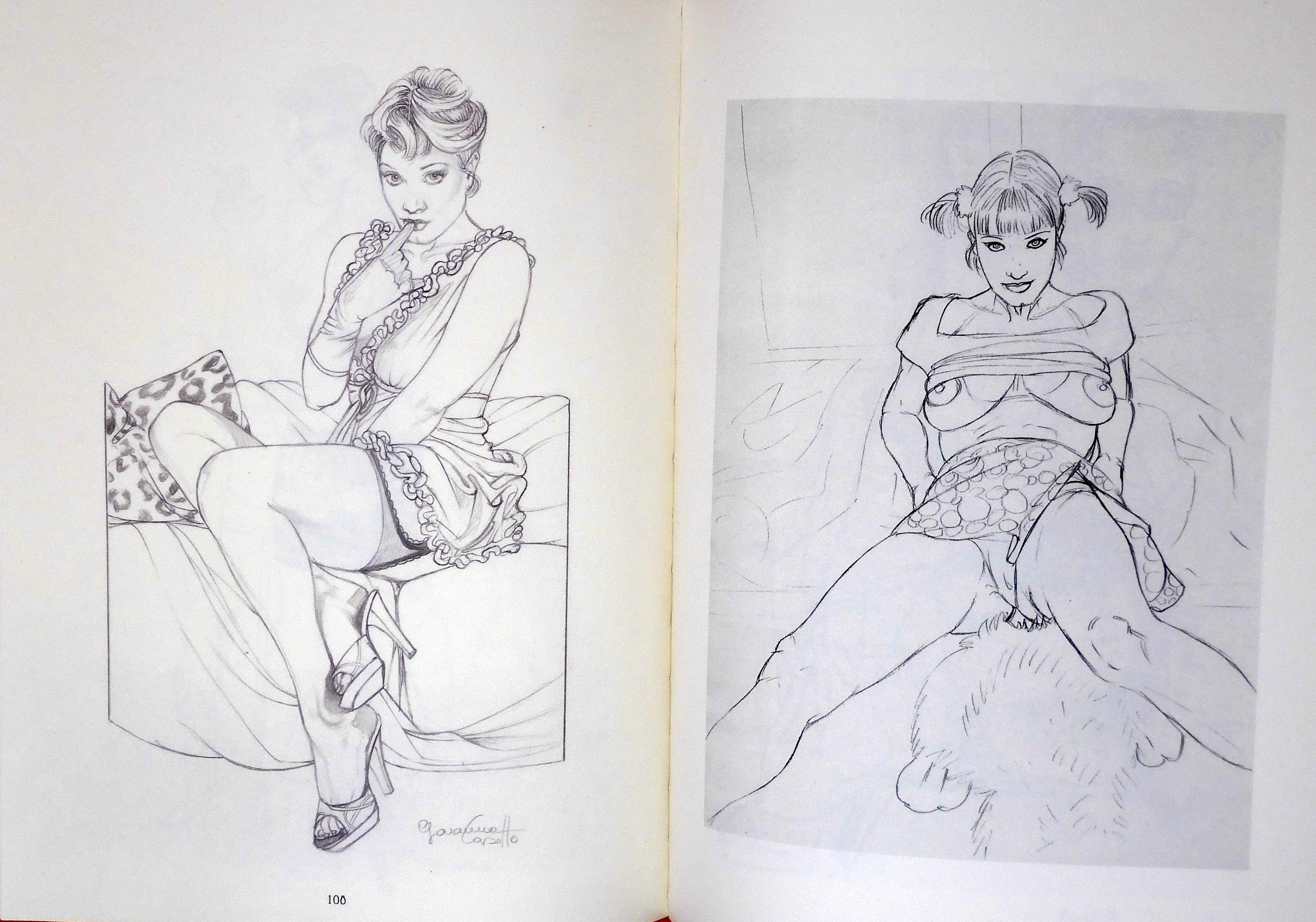 Casotto Volume Sketch Book 2 - Modelle- Limited con disegno originale 13 - P.A. -