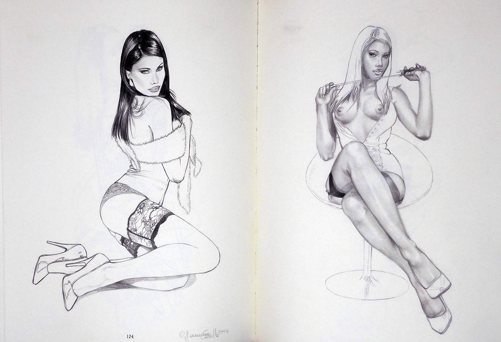 Casotto Volume Sketch Book 2 - Modelle- Limited con disegno originale 13 - P.A. -