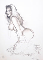 Casotto Volume Sketch Book 2 - Modelle- Limited con disegno originale 13 - P.A. -