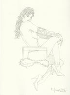Casotto Volume Sketch Book 2 - Modelle- Limited con disegno originale 12 - P.A. - (Copia)