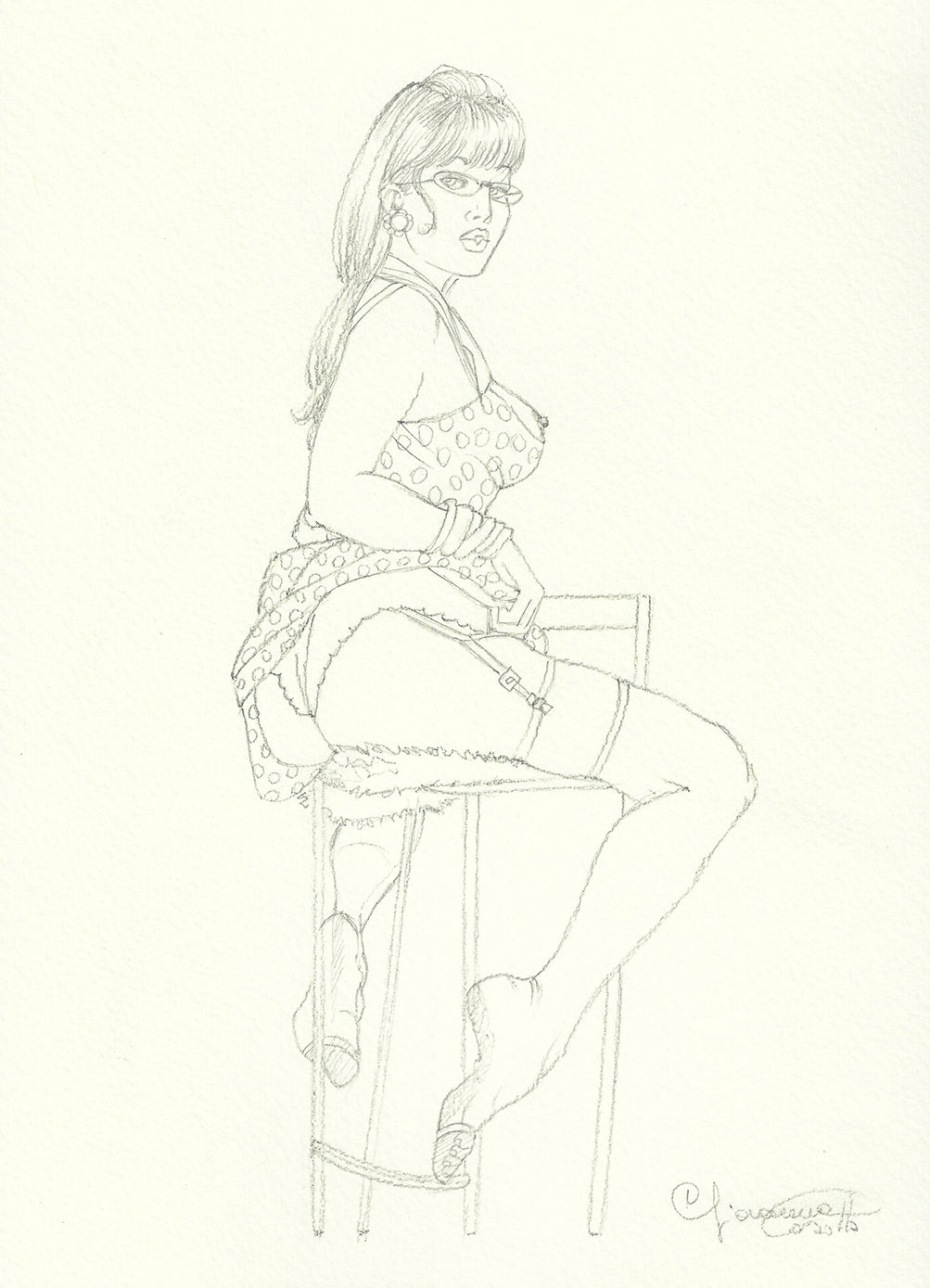 Casotto Volume Sketch Book 2 - Modelle- Limited con disegno originale 13 - P.A. -