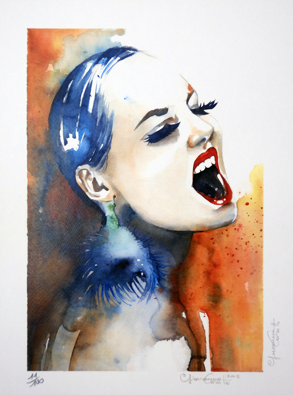 Portfolio Watererotics Girls 2 Bacio +  Disegno