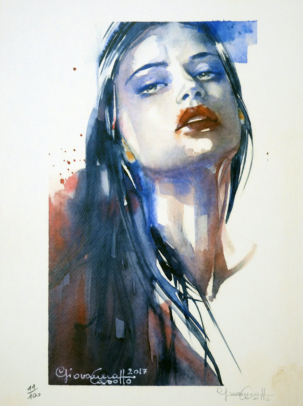 Portfolio Watererotics Girls 2 Bacio +  Disegno