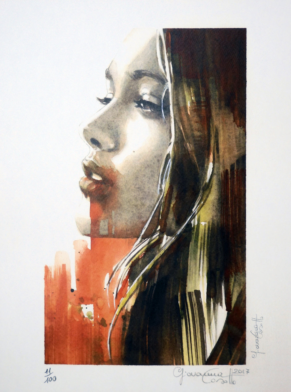 Portfolio Watererotics Girls 2 Bacio +  Disegno