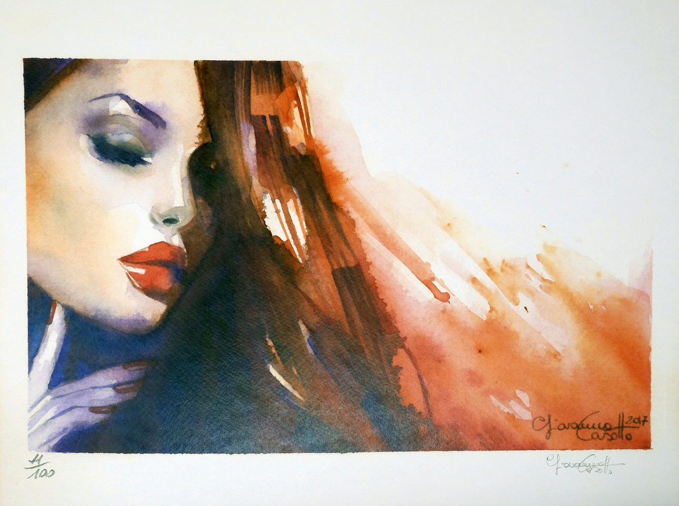 Portfolio Watererotics Girls 2 Bacio +  Disegno