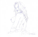 Portfolio Libro nero - Prurito con disegno originale 24