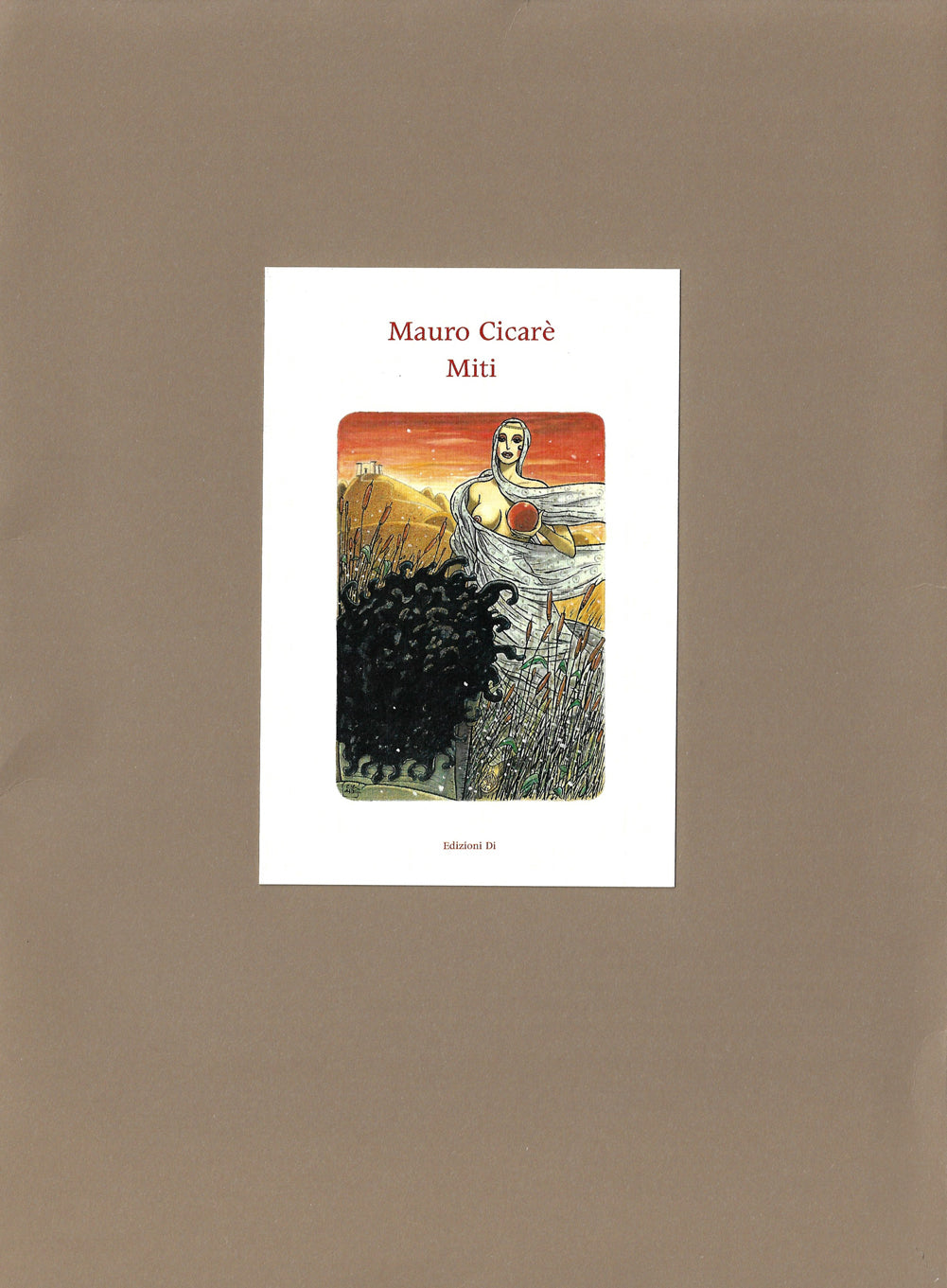 Cicaré Portfolio Miti con disegno originale