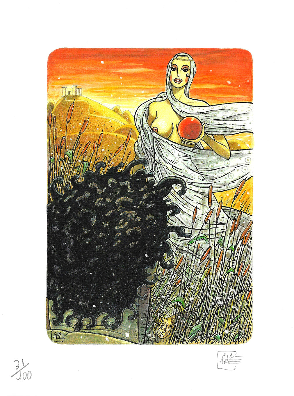 Cicaré Portfolio Miti con disegno originale 3