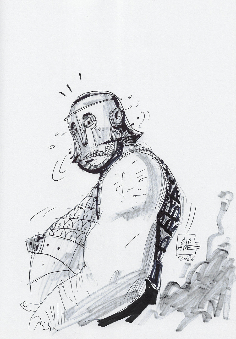 Volume Morgante con disegno originale 12