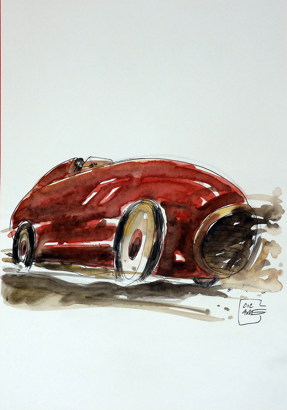 Portfolio Vitesse Firmato con Disegno Originale 5