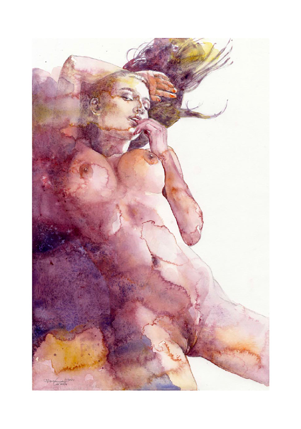 Casotto Portfolio Nebulose con Bacio originale P.A.