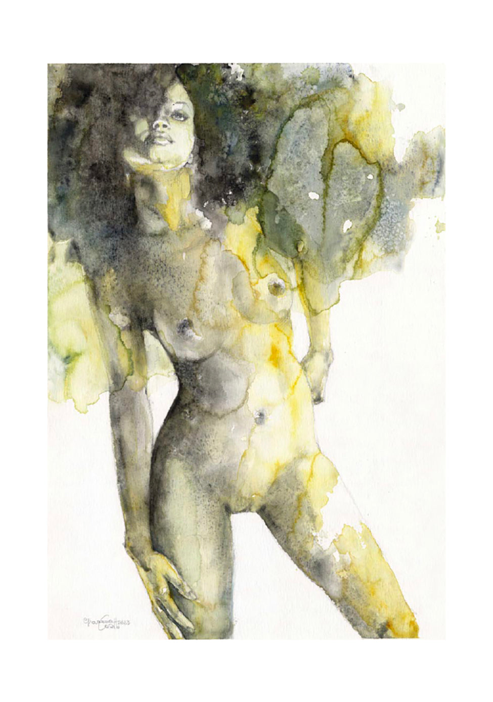 Casotto Portfolio Nebulose con Bacio originale P.A.