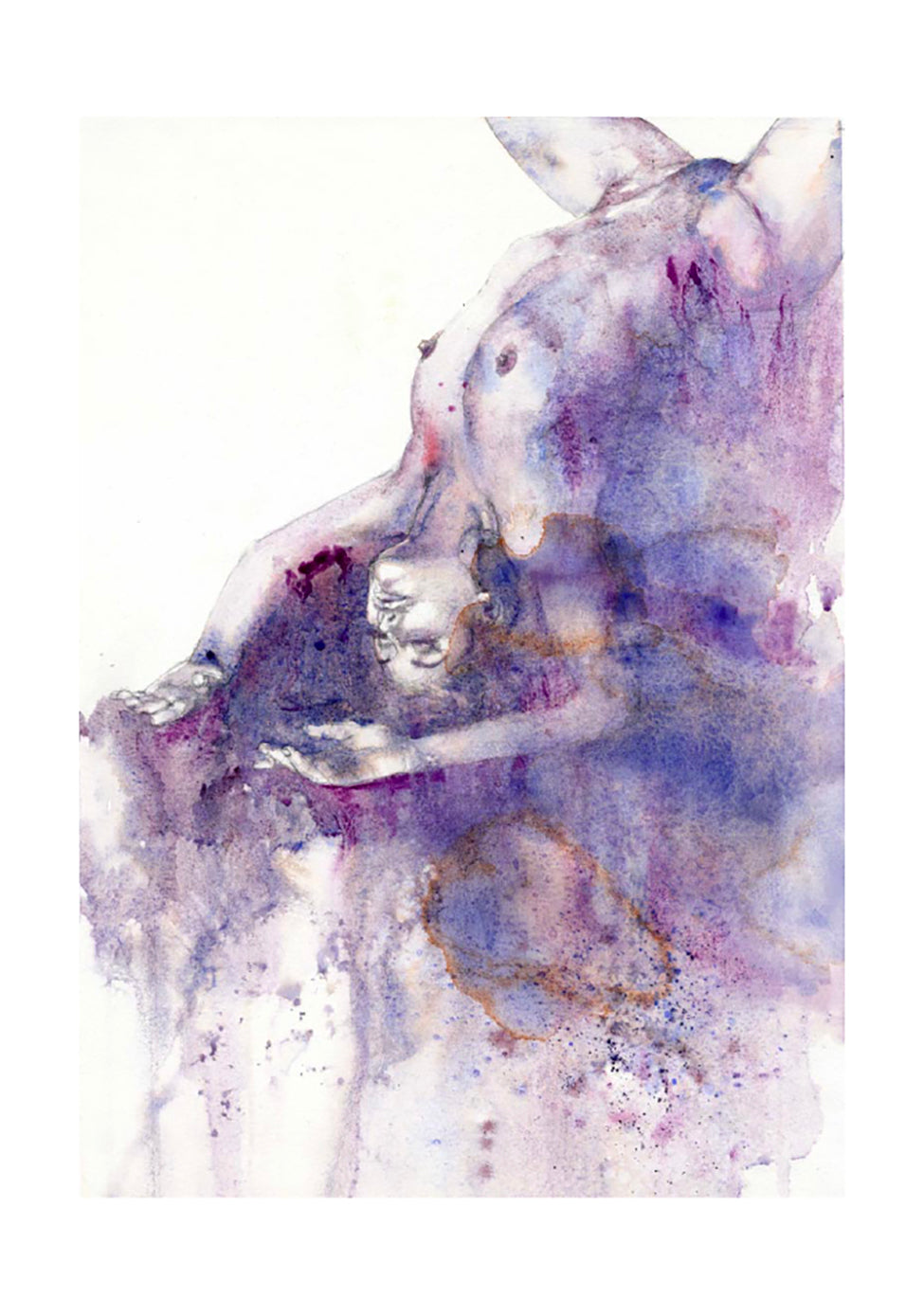 Casotto Portfolio Nebulose con Bacio originale P.A.