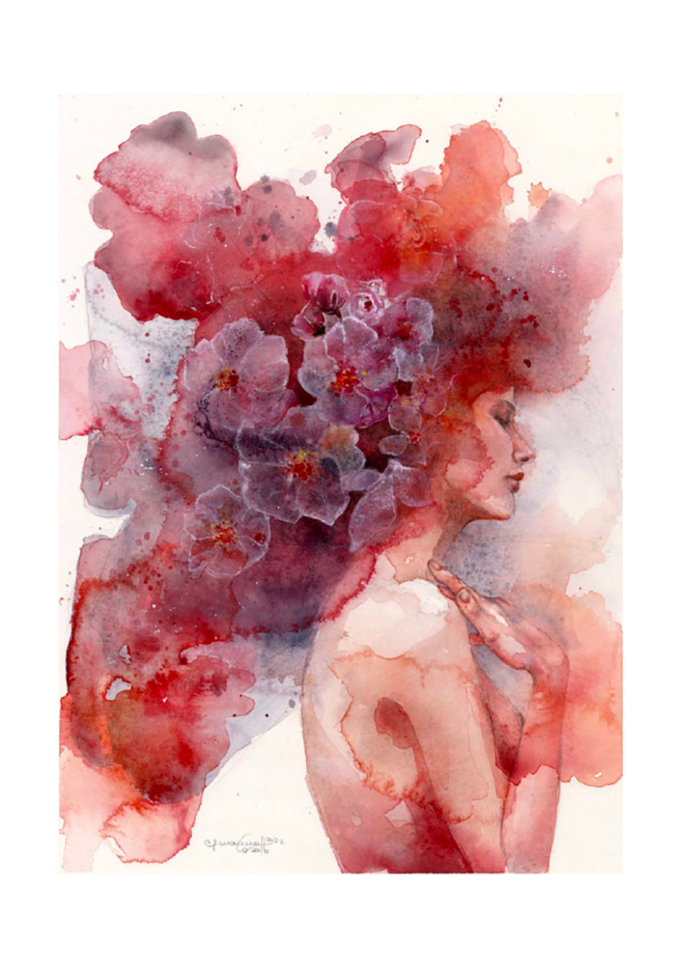 Casotto Portfolio Nebulose con Bacio originale P.A.