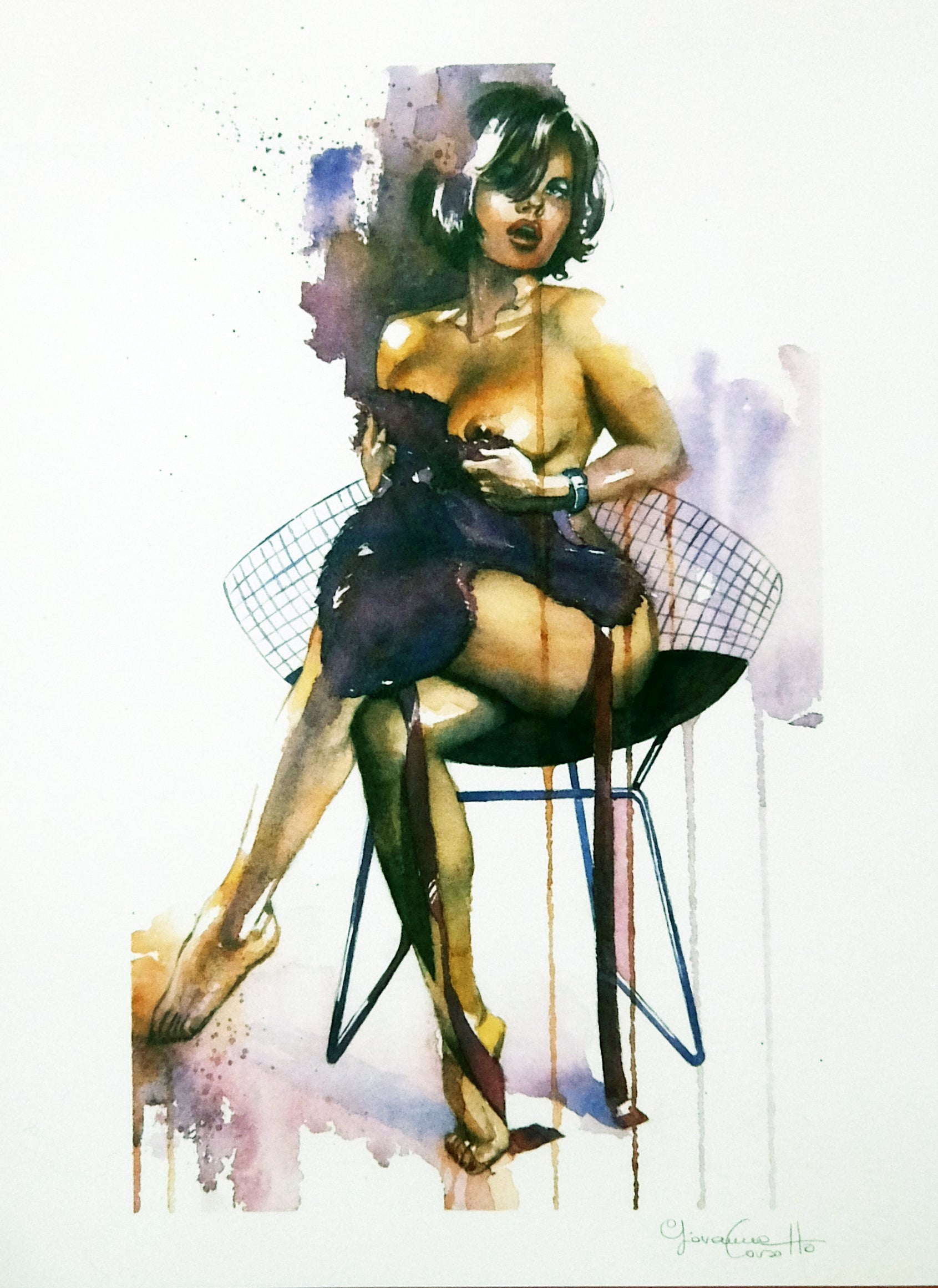 Portfolio Watererotics Girls con Disegno Originale 11 - Grifo Edizioni