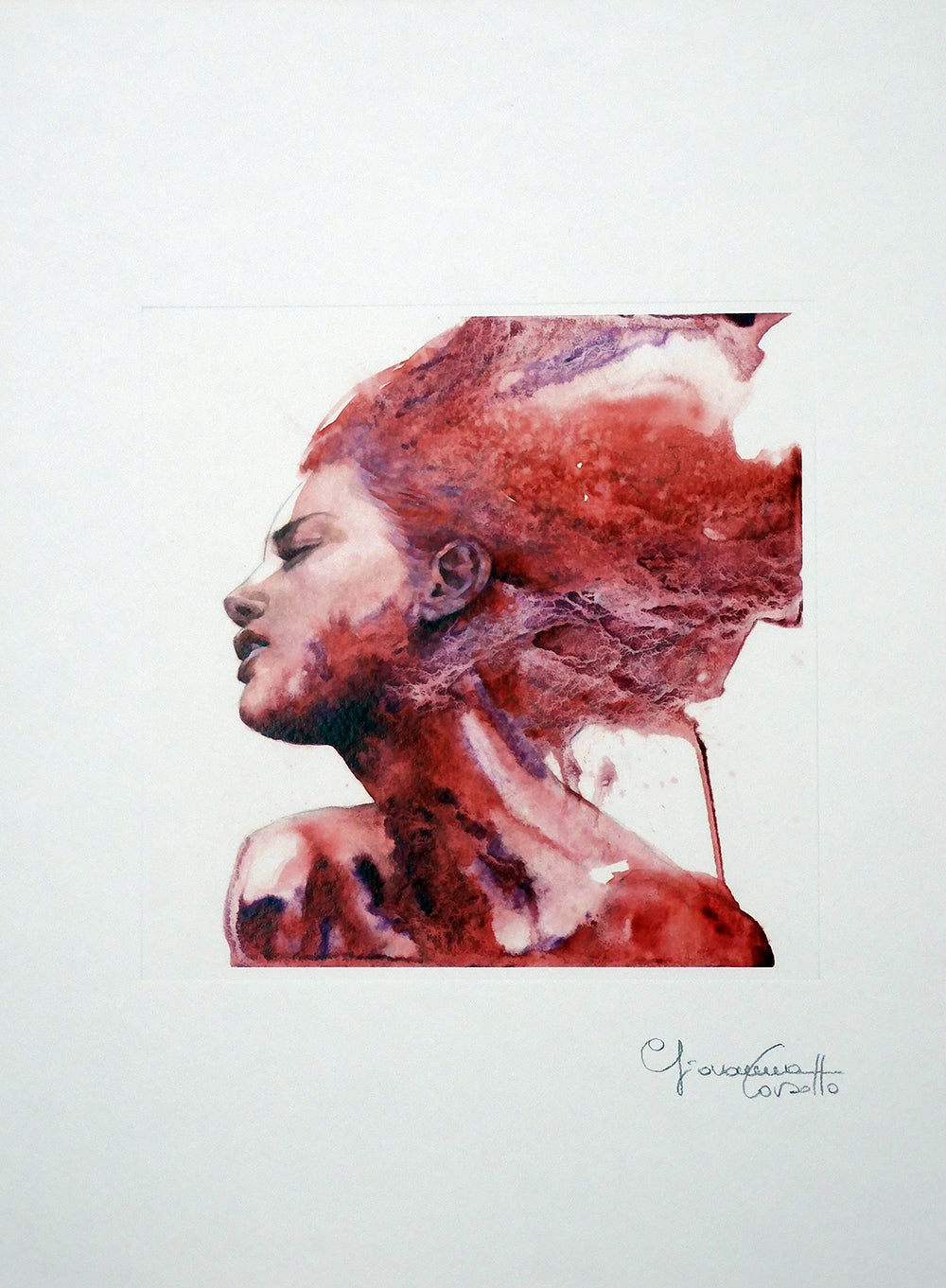 Casotto Portfolio Acquarelle con disegno originale 11