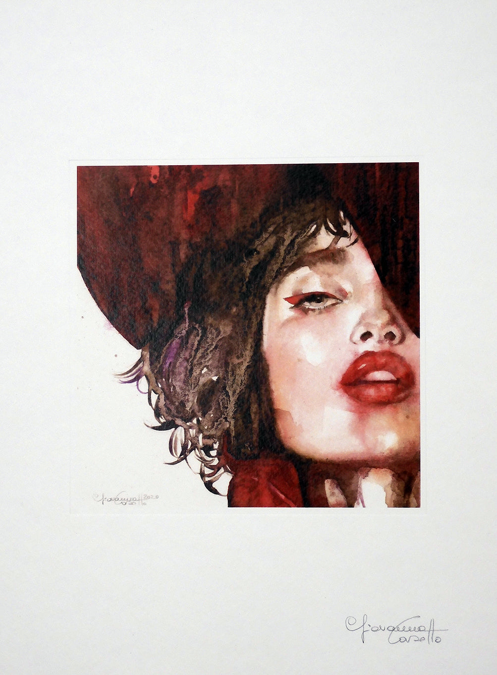 Casotto Portfolio Acquarelle con disegno originale 11