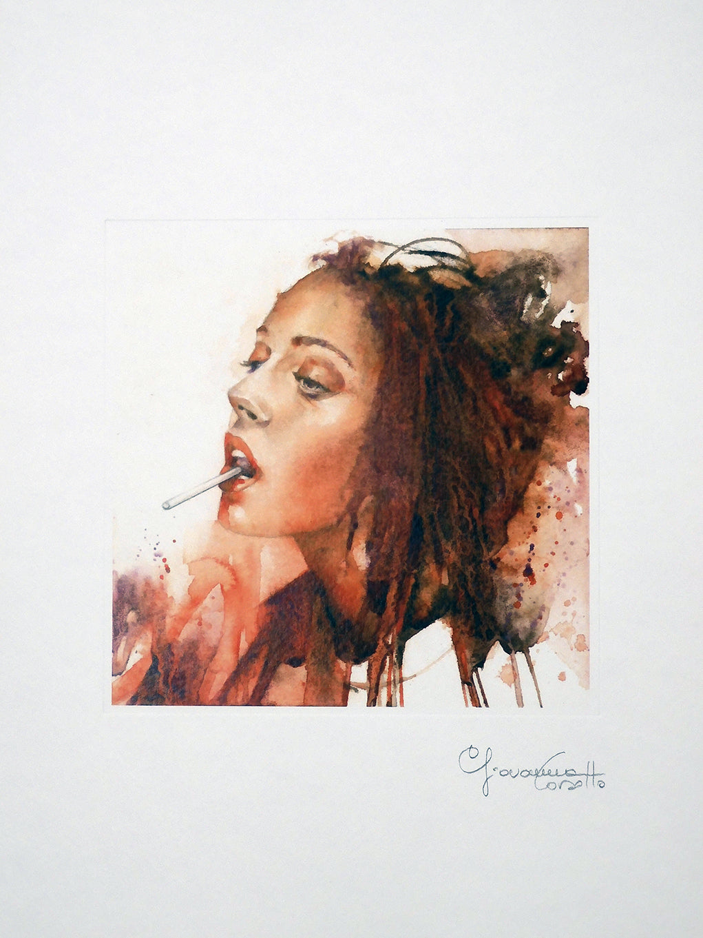 Casotto Portfolio Acquarelle con disegno originale 4